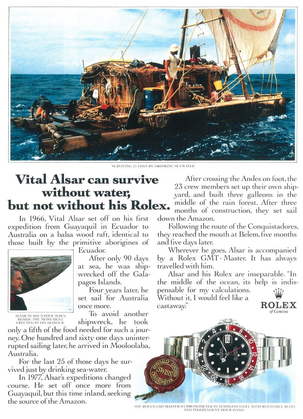Alsar Rolex advert